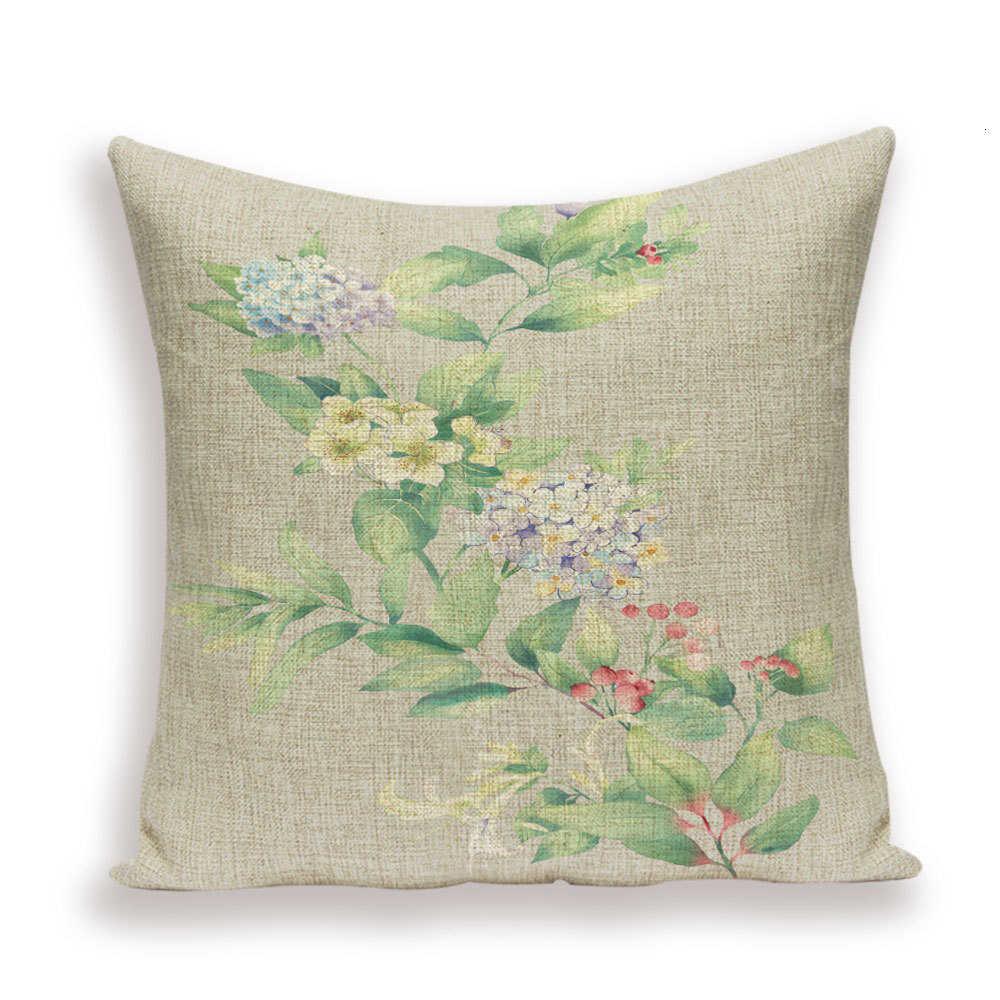 Flower Throw Pillow Cover
