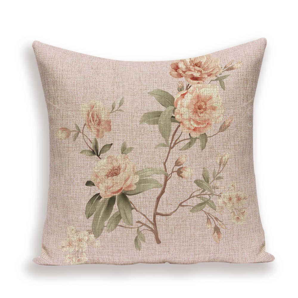 Flower Throw Pillow Cover