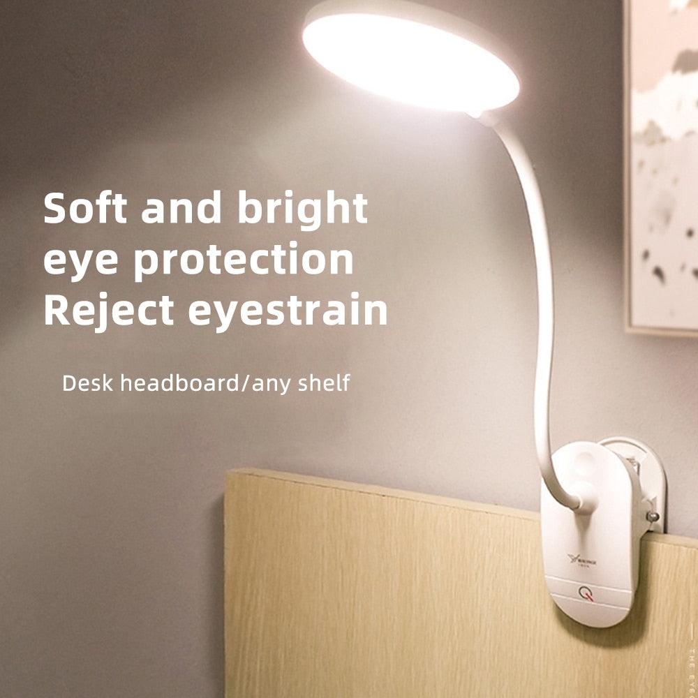 Bed Reading Lamp With Clip