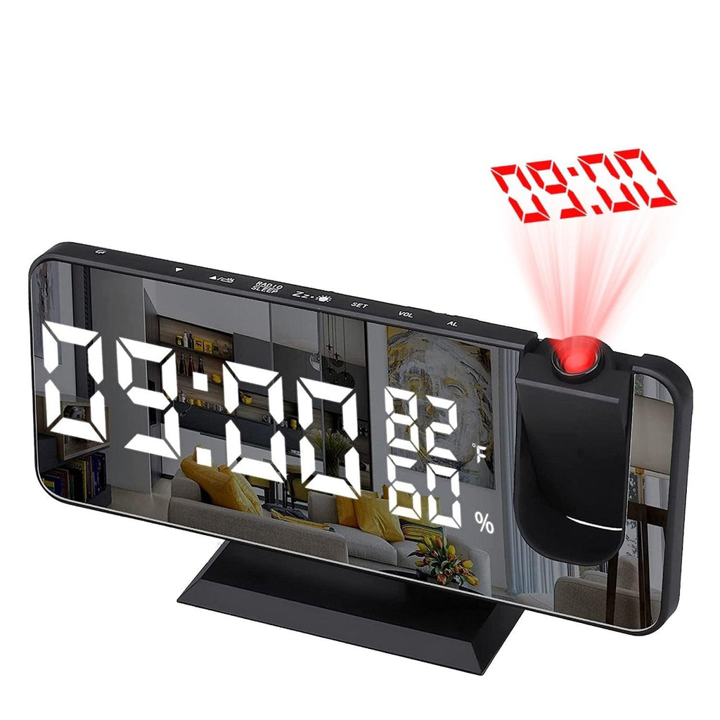 Dual-Alarm Projection Clock