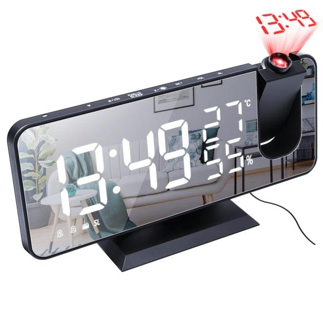 Dual-Alarm Projection Clock