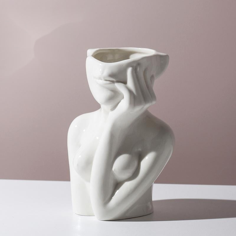 Body Shaped Ceramic Vase