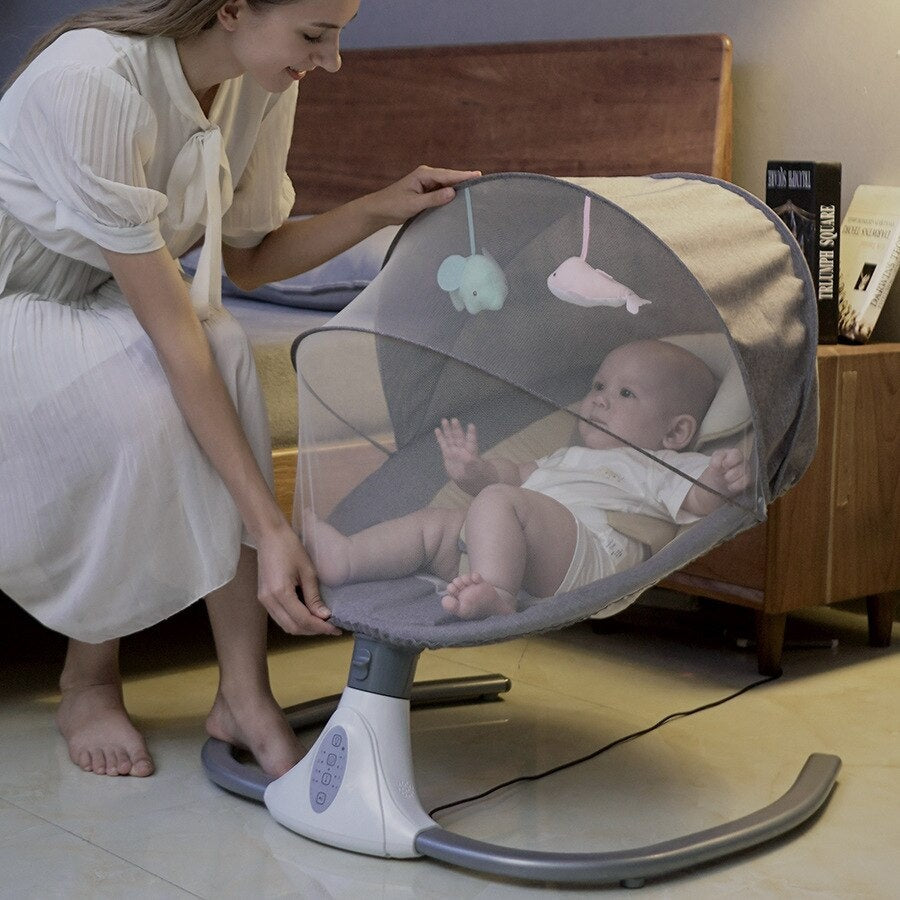 Electric Baby Rocking Cradle