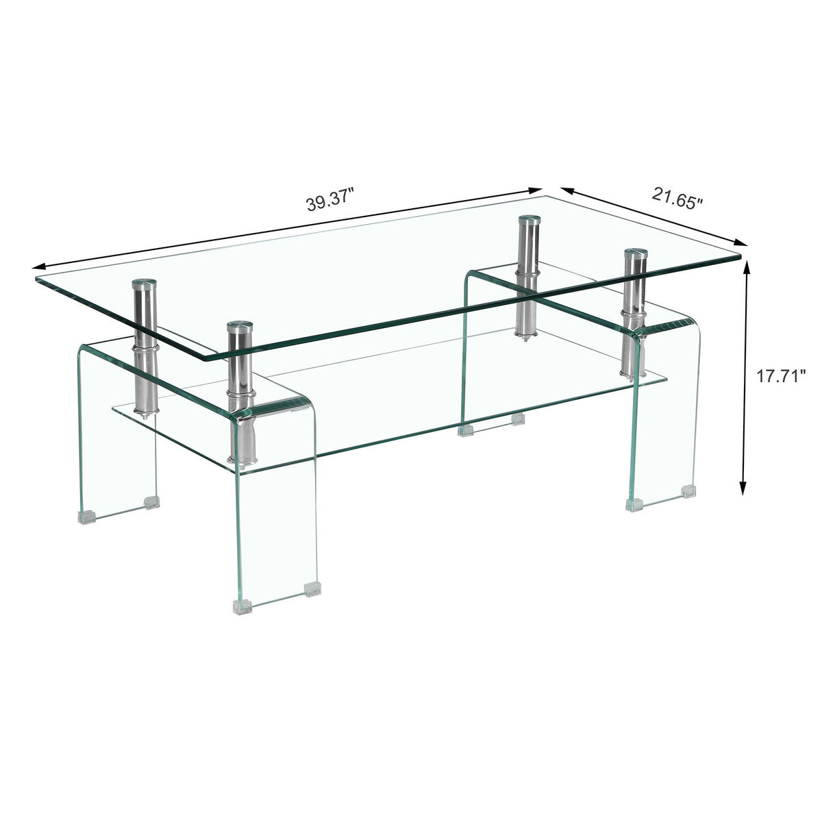 Tempered Glass Coffee Table