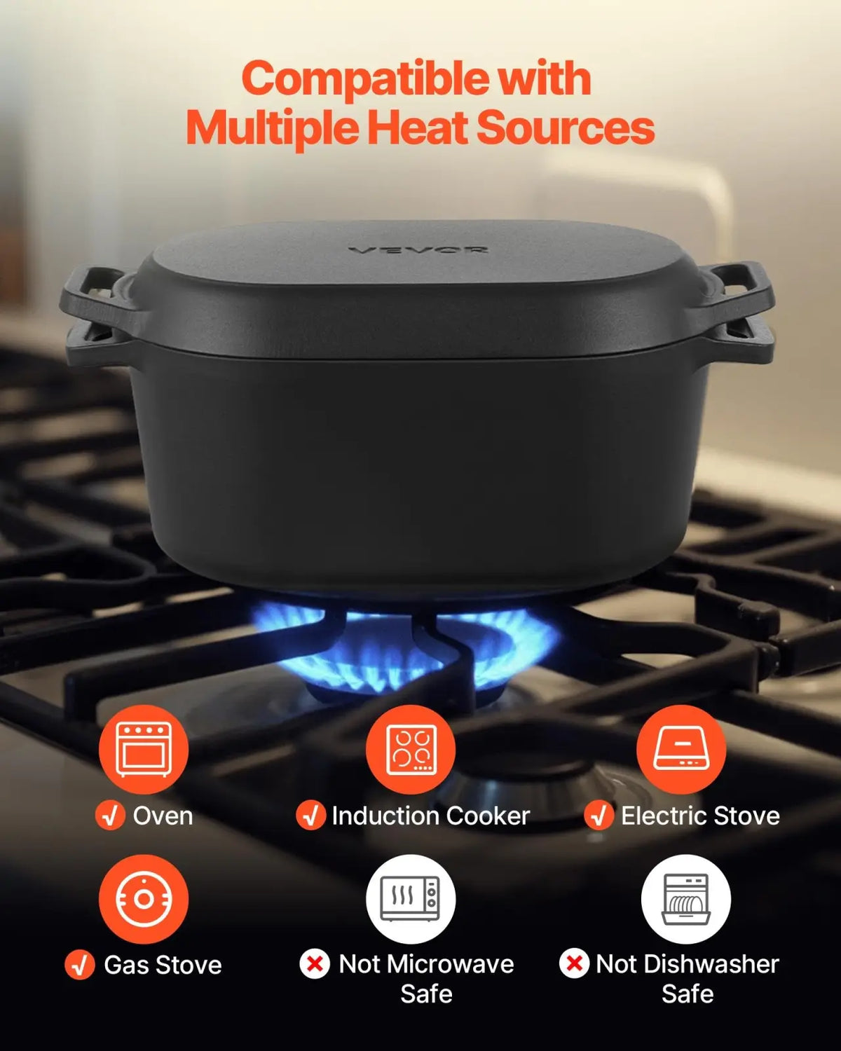 3.5 Qt. Cast Iron Dutch Oven