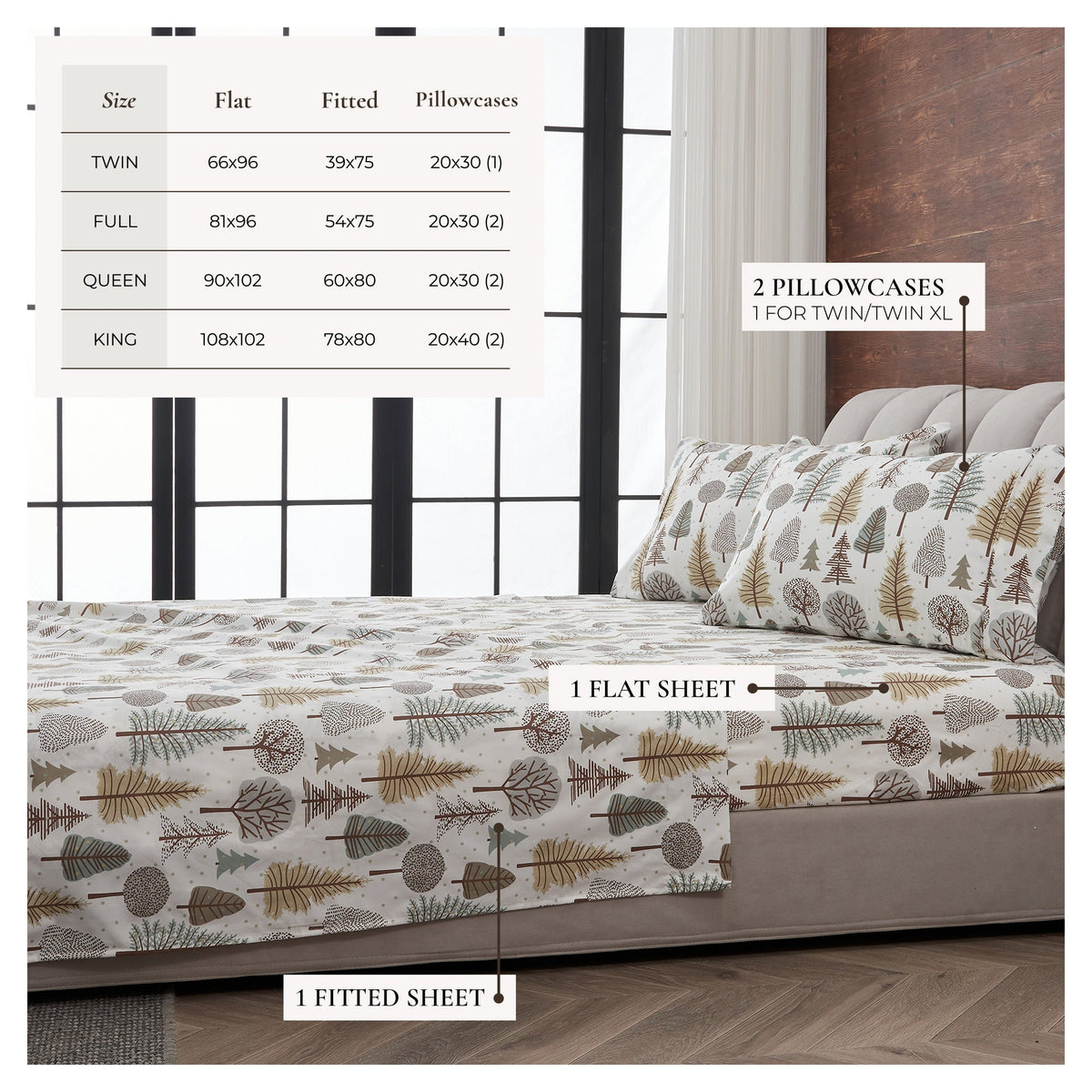 Lodge Printed Sheet Set