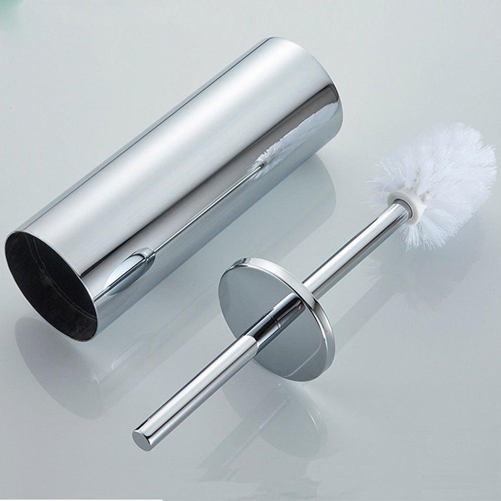 Wall Mount Toilet Brush + Holder