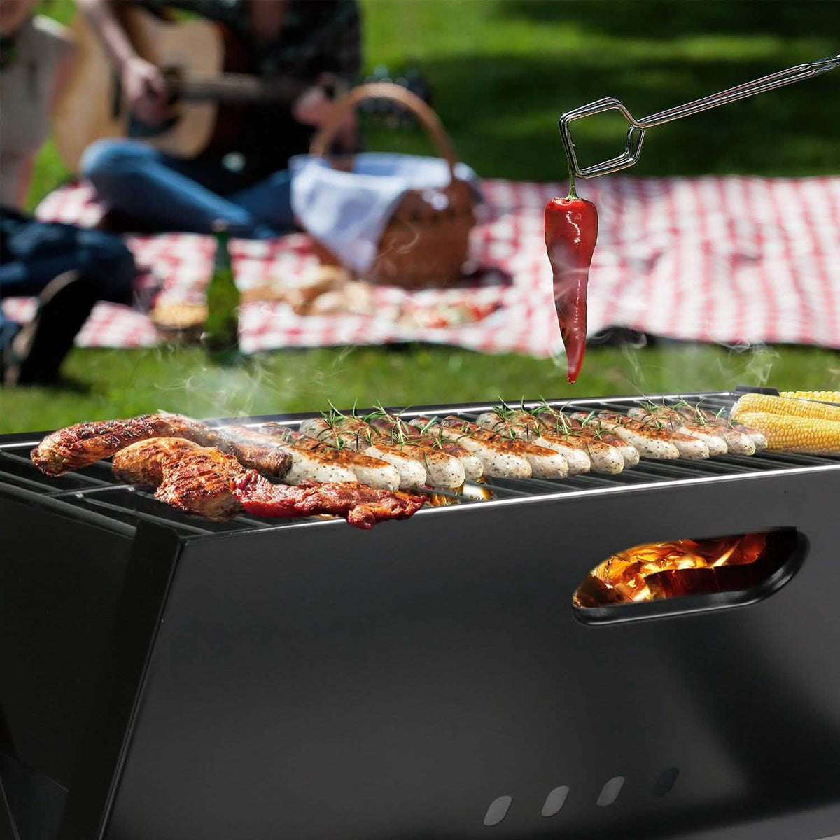 Foldable BBQ Barbecue Grill
