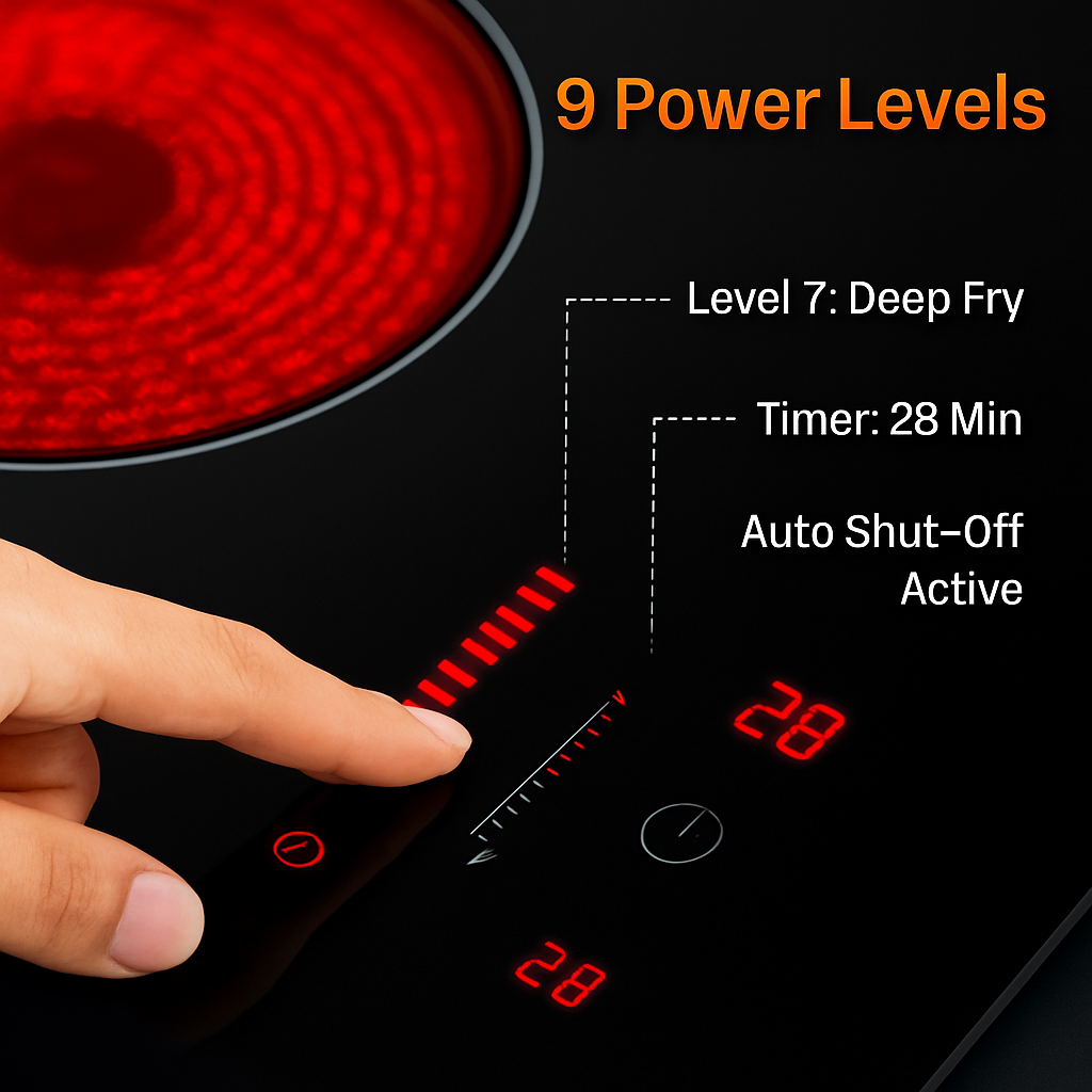 Induction Cooktop w/ Timer