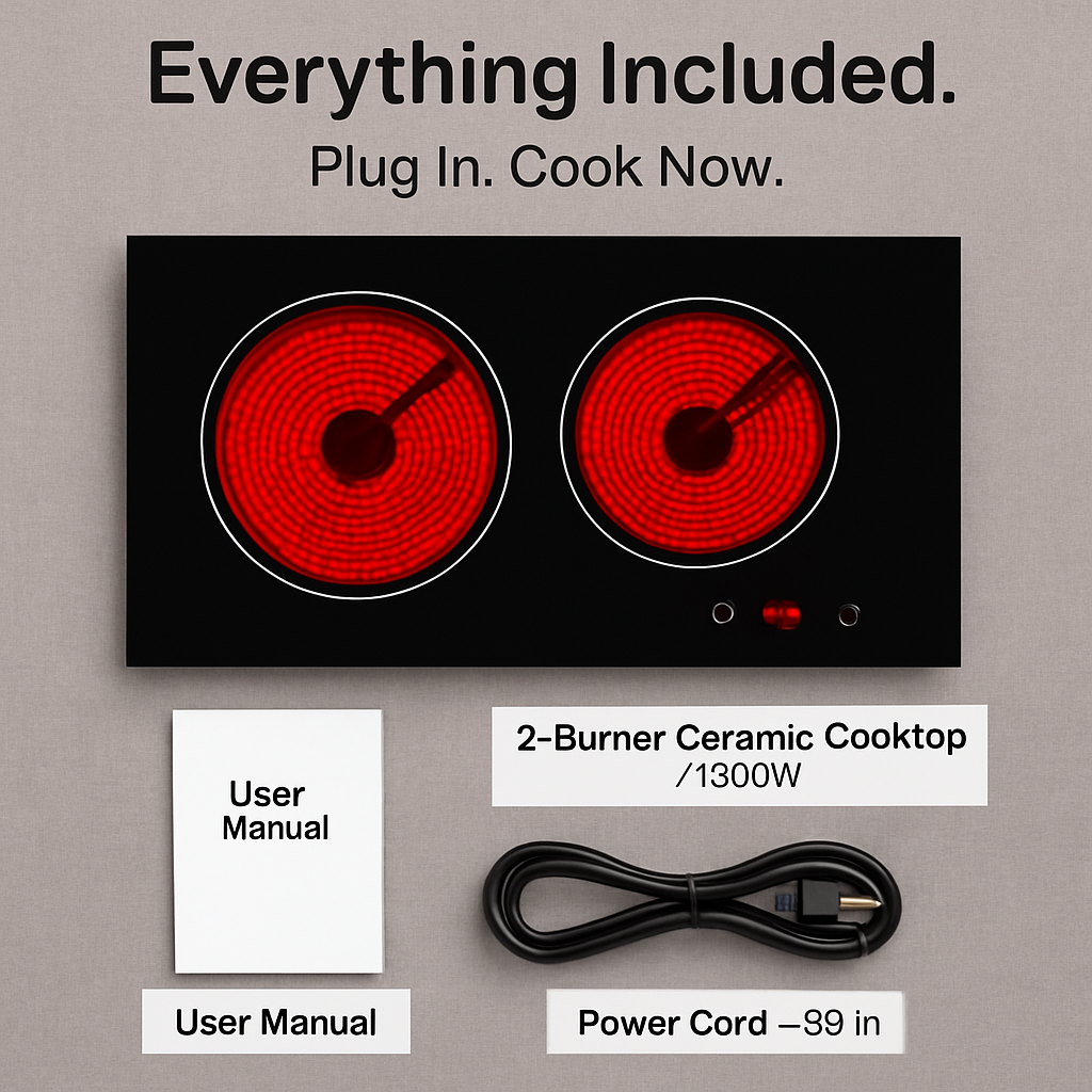 Induction Cooktop w/ Timer