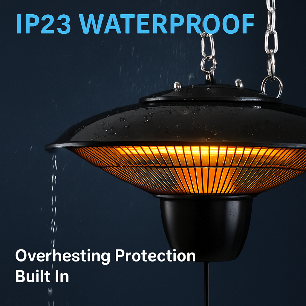 Hanging Patio Heater – 1500W
