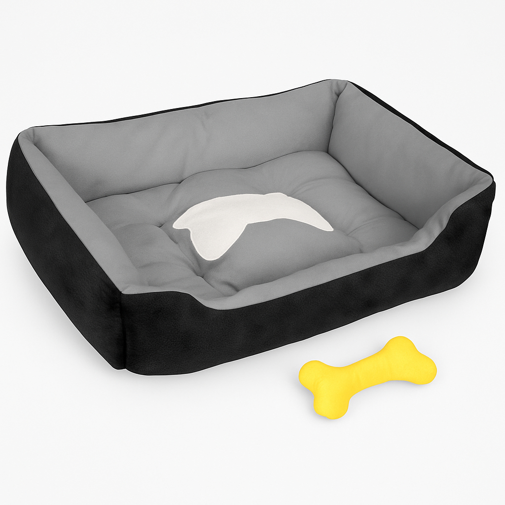 Dog Bed w/Soft Fleece Cushion