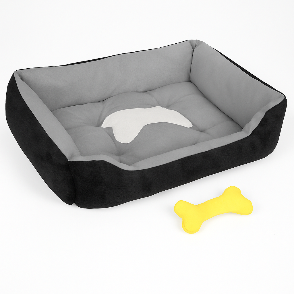 Dog Bed w/Soft Fleece Cushion