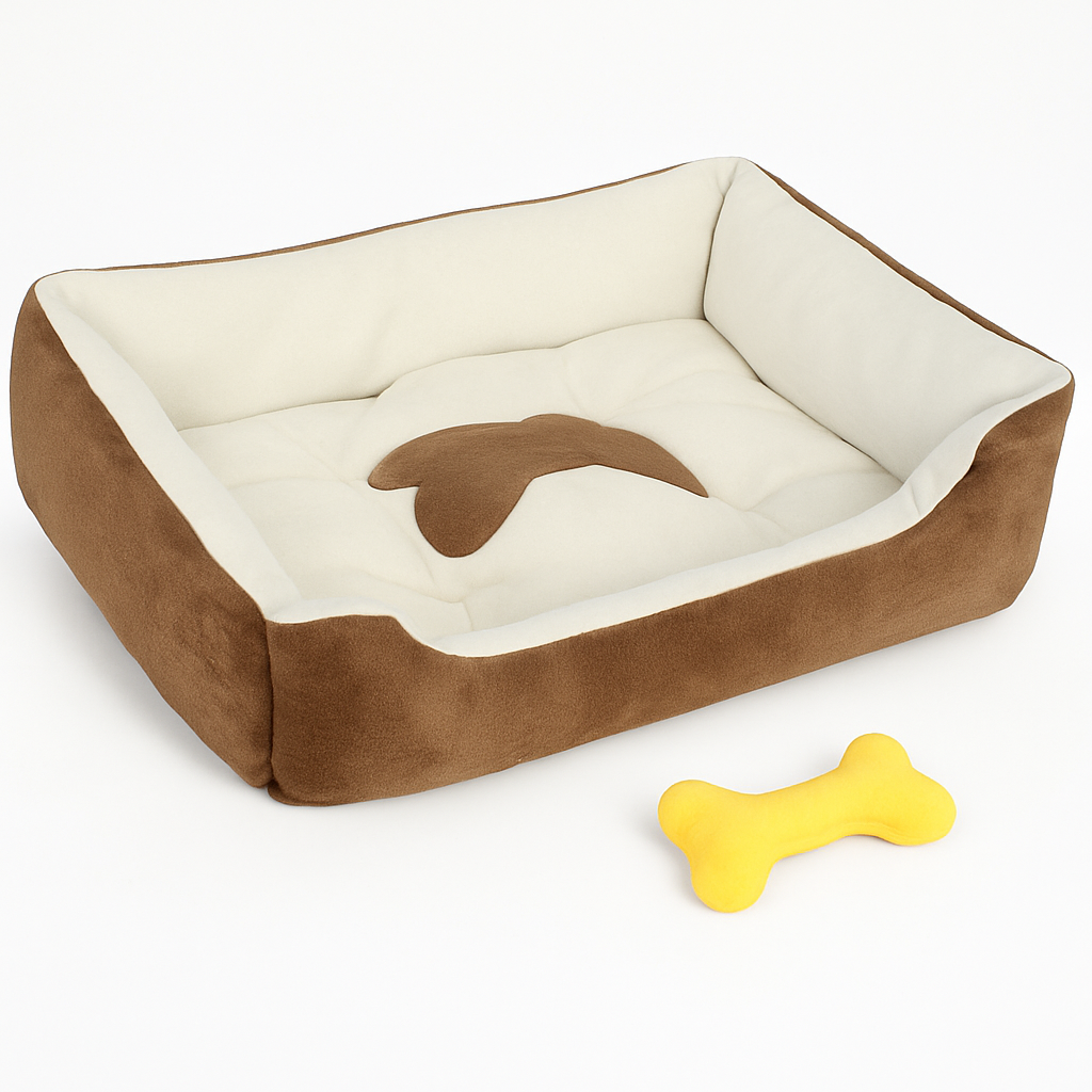 Dog Bed w/Soft Fleece Cushion