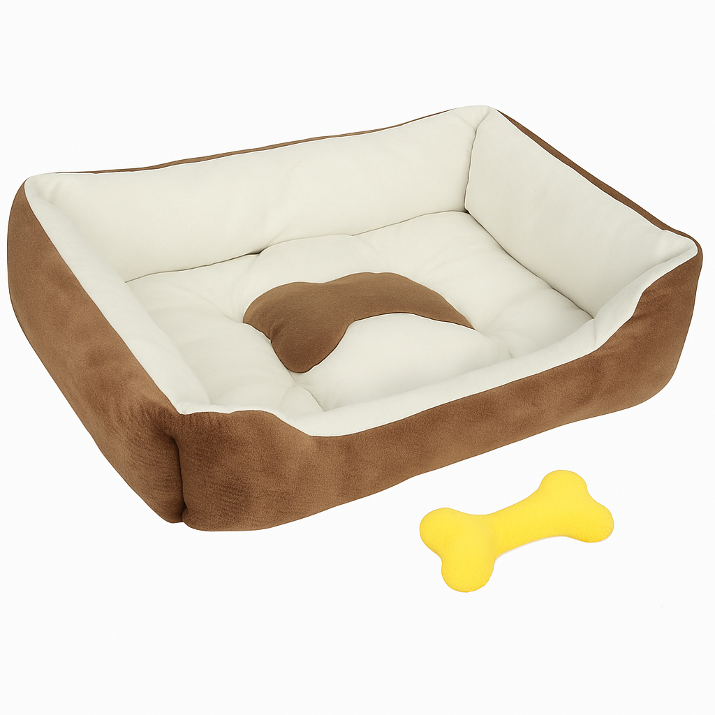 Dog Bed w/Soft Fleece Cushion