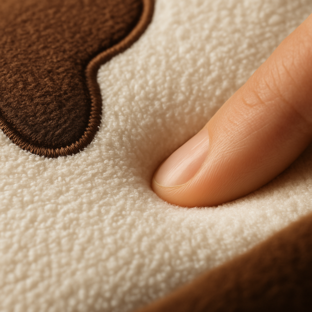 Dog Bed w/Soft Fleece Cushion