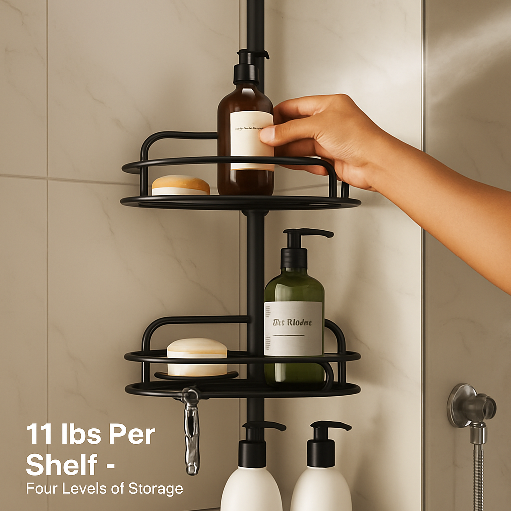 Adjust. Corner Shower Caddy