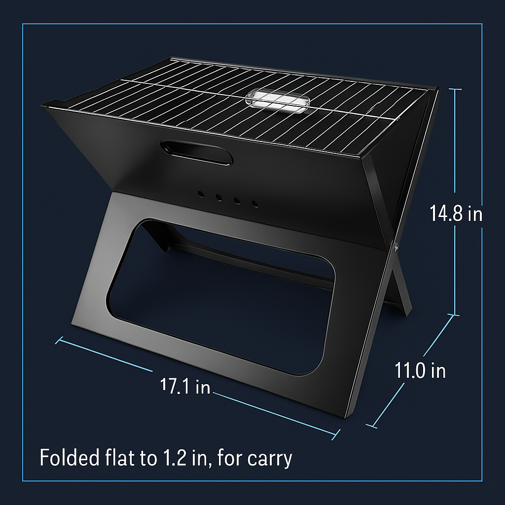 Foldable Charcoal Grill