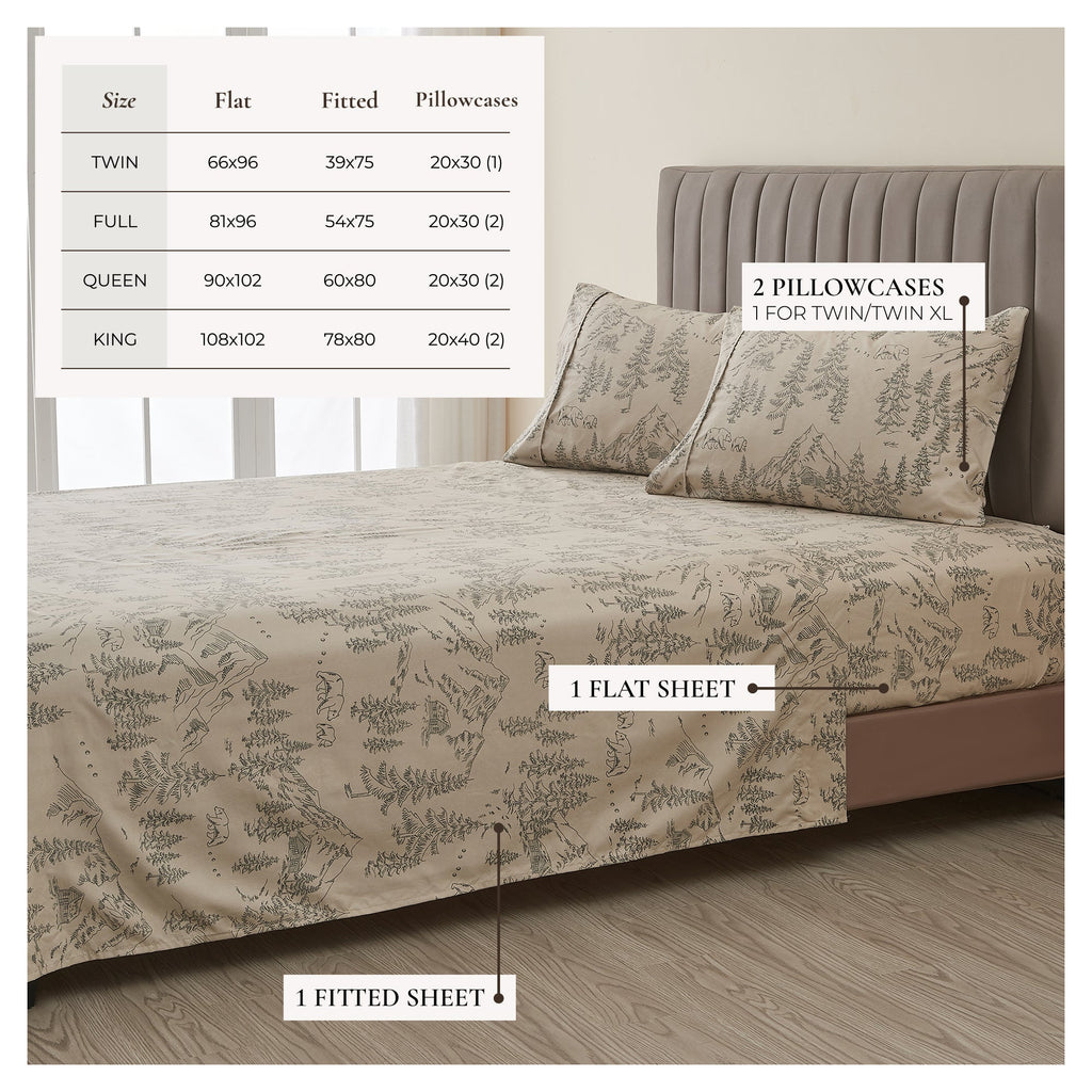 Lodge Printed Sheet Set