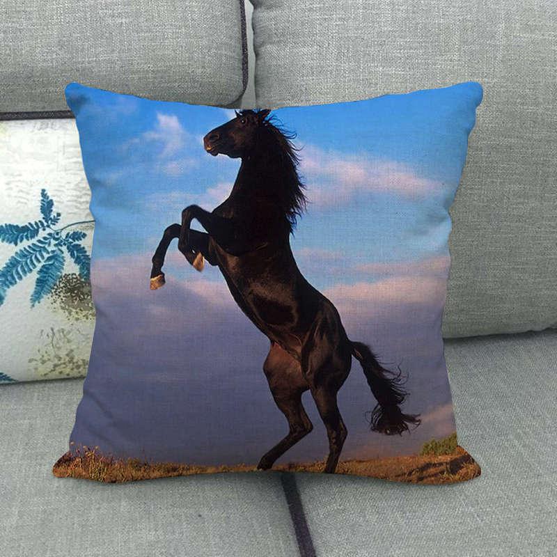 Horse Print Throw Pillow Covers