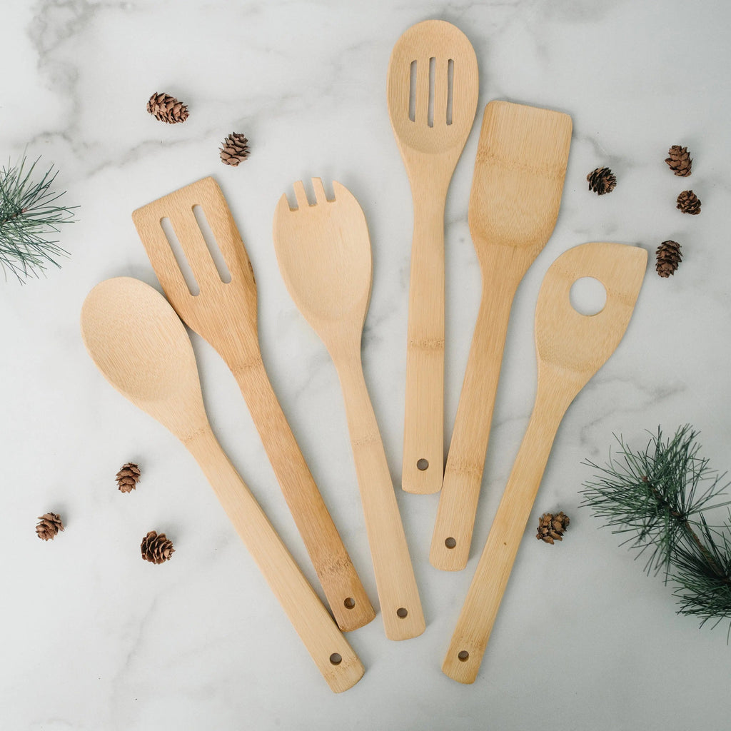 Bamboo Kitchen Utensil Holder