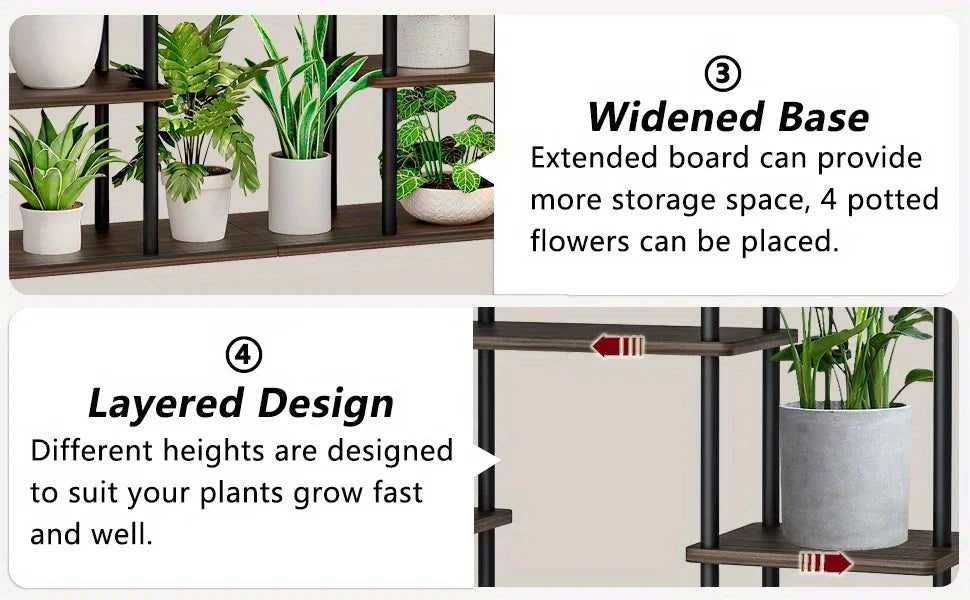4-Tier Metal Plant Stand