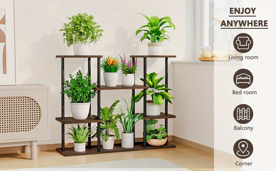 4-Tier Metal Plant Stand