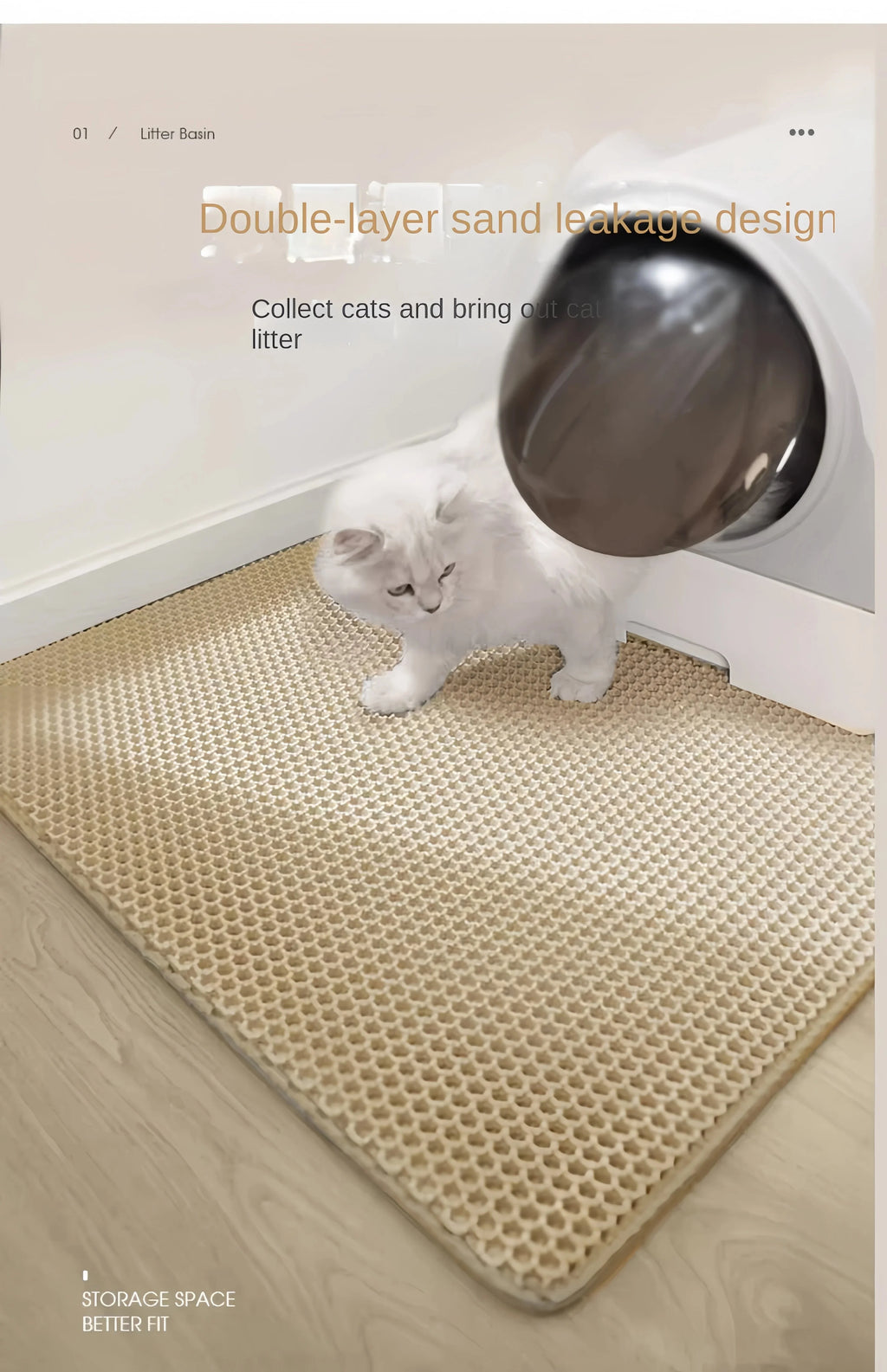Large Cat Litter Mat