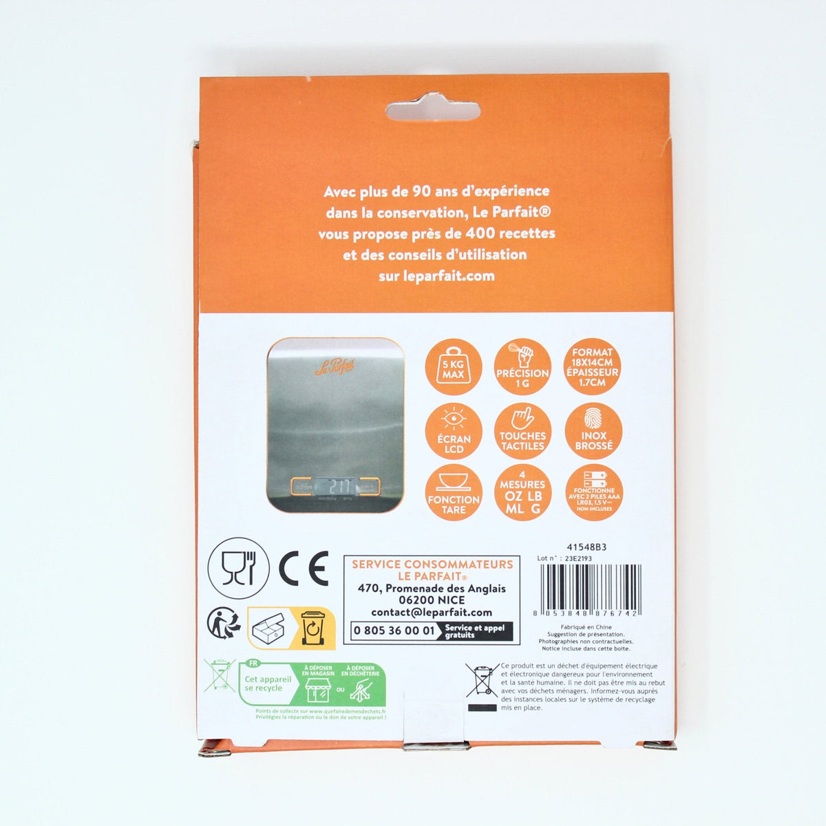 Le Parfait Digital Kitchen Scale