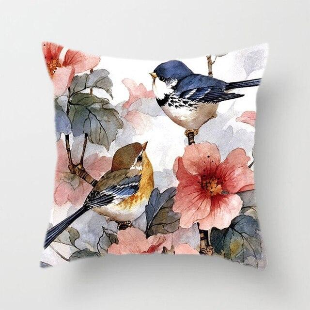 Lovely Bird Cushion Cover