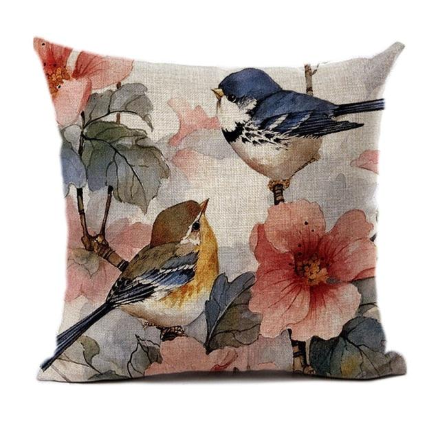 Lovely Bird Cushion Cover