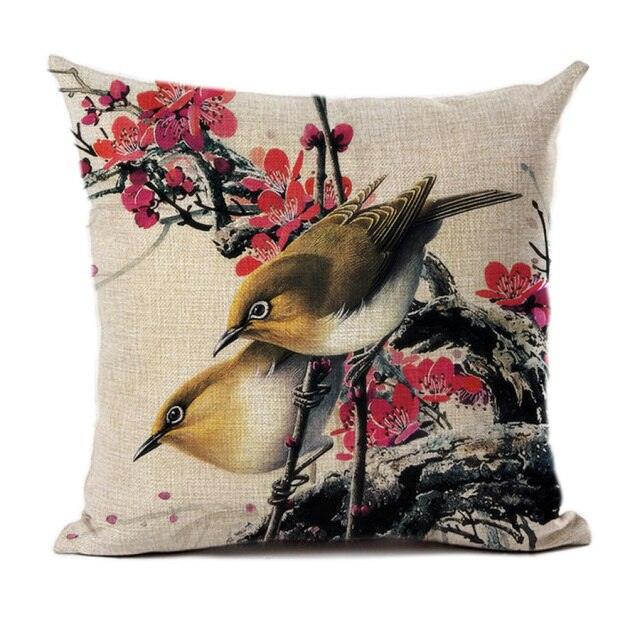 Lovely Bird Cushion Cover