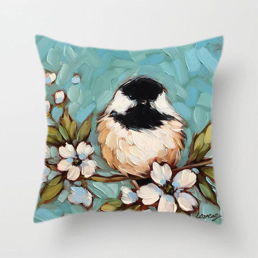 Lovely Bird Cushion Cover