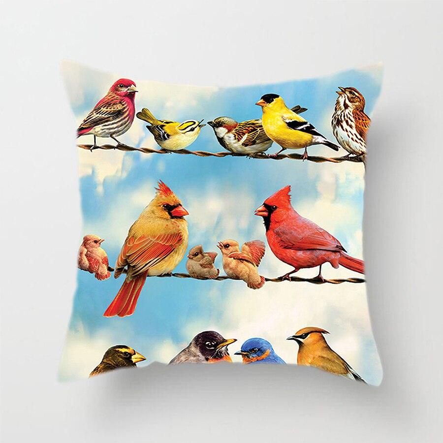 Lovely Bird Cushion Cover
