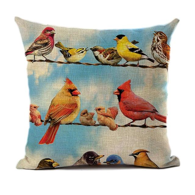 Lovely Bird Cushion Cover