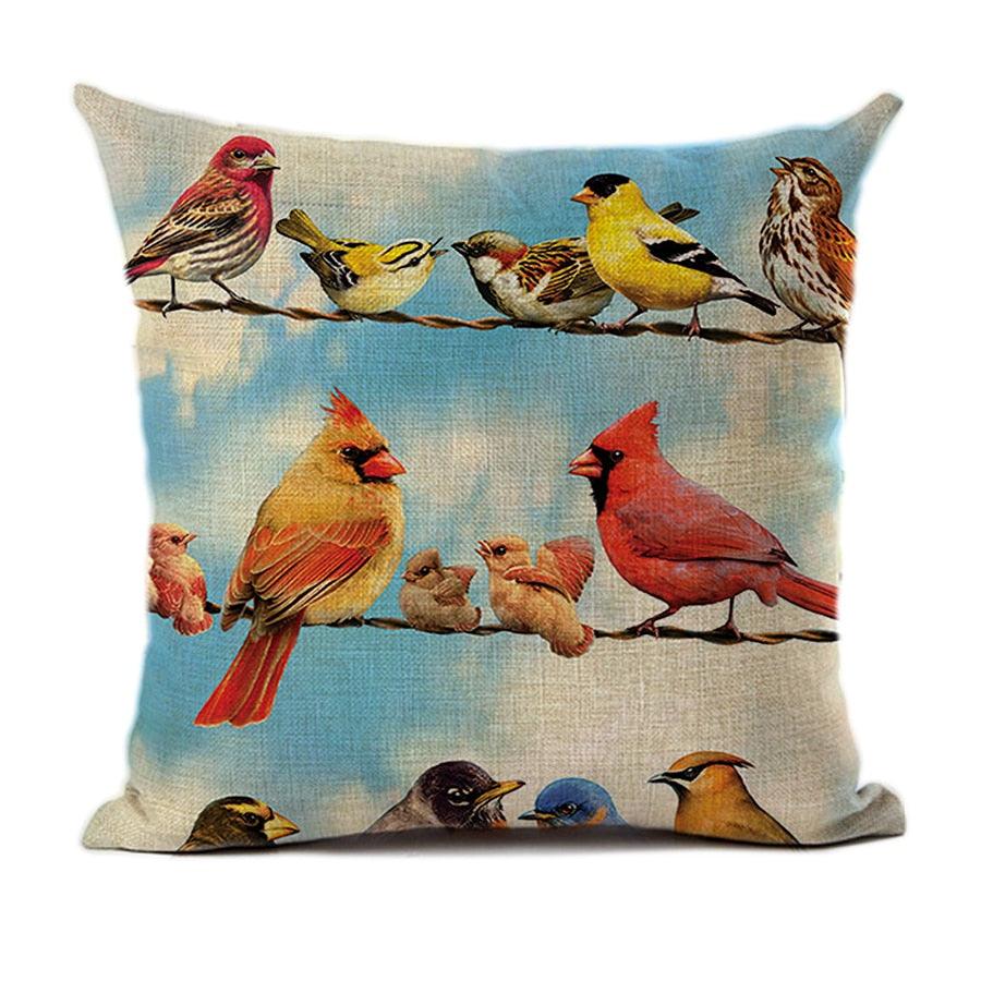 Lovely Bird Cushion Cover