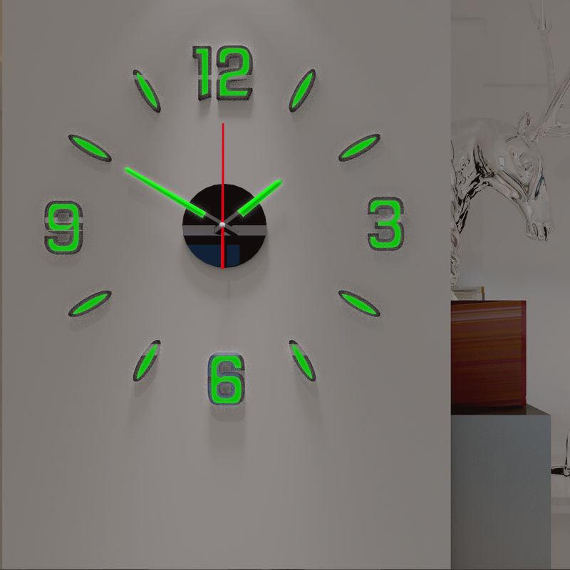Luminous Silent Wall Clock