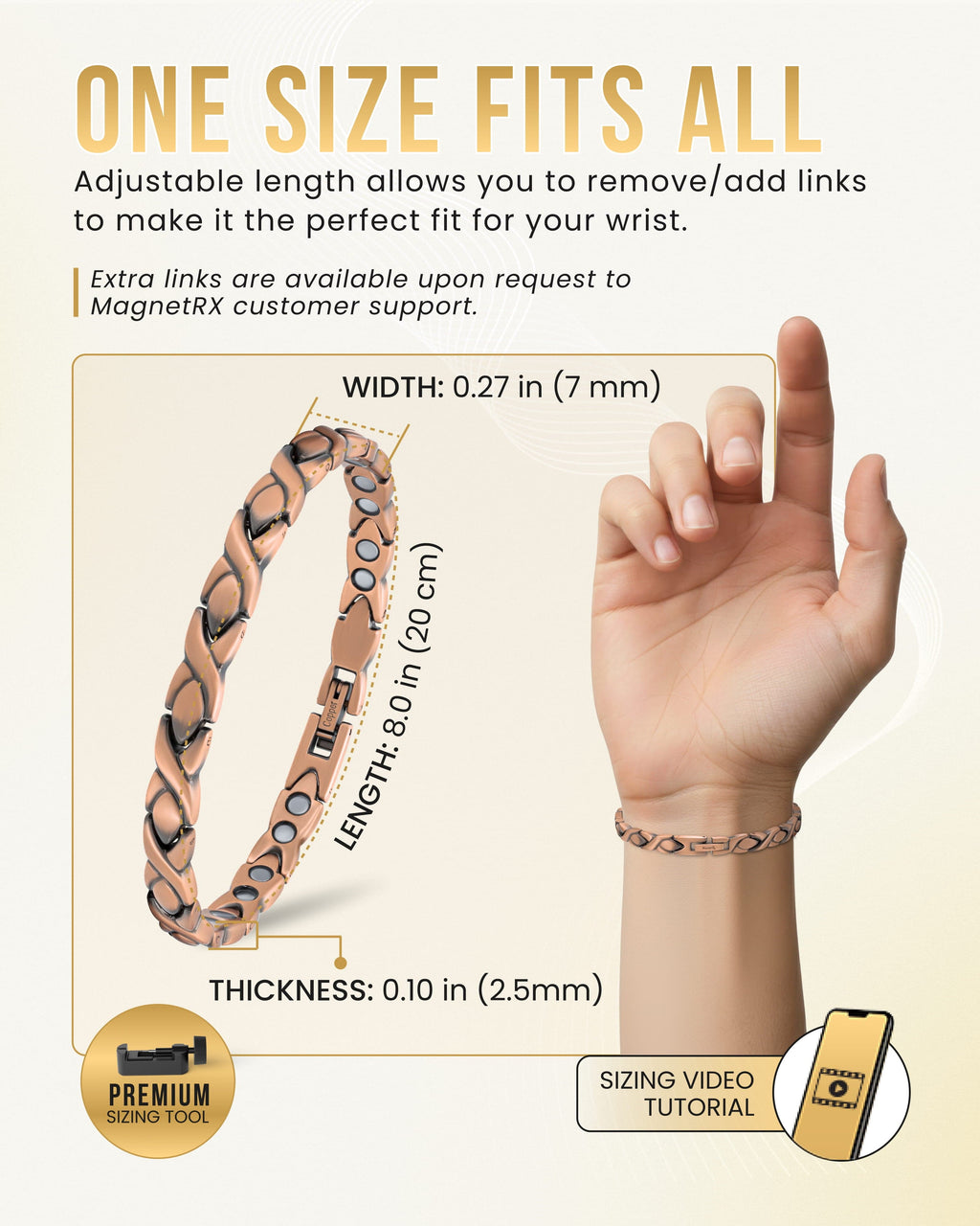 Copper/Magnetic Bracelet