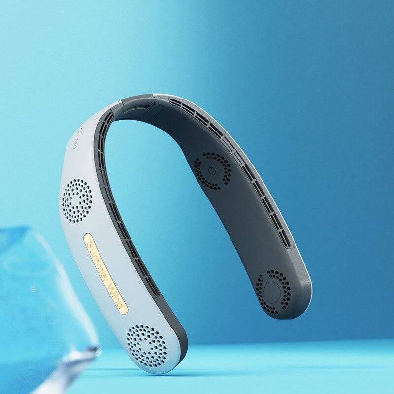 Rechargeable Neckband Fan
