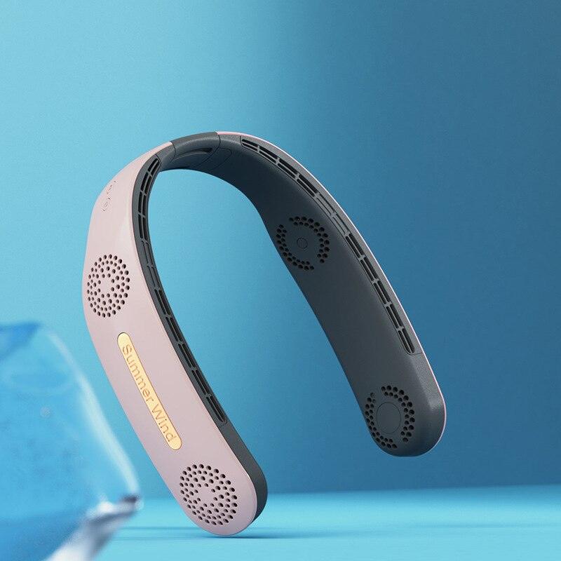 Rechargeable Neckband Fan