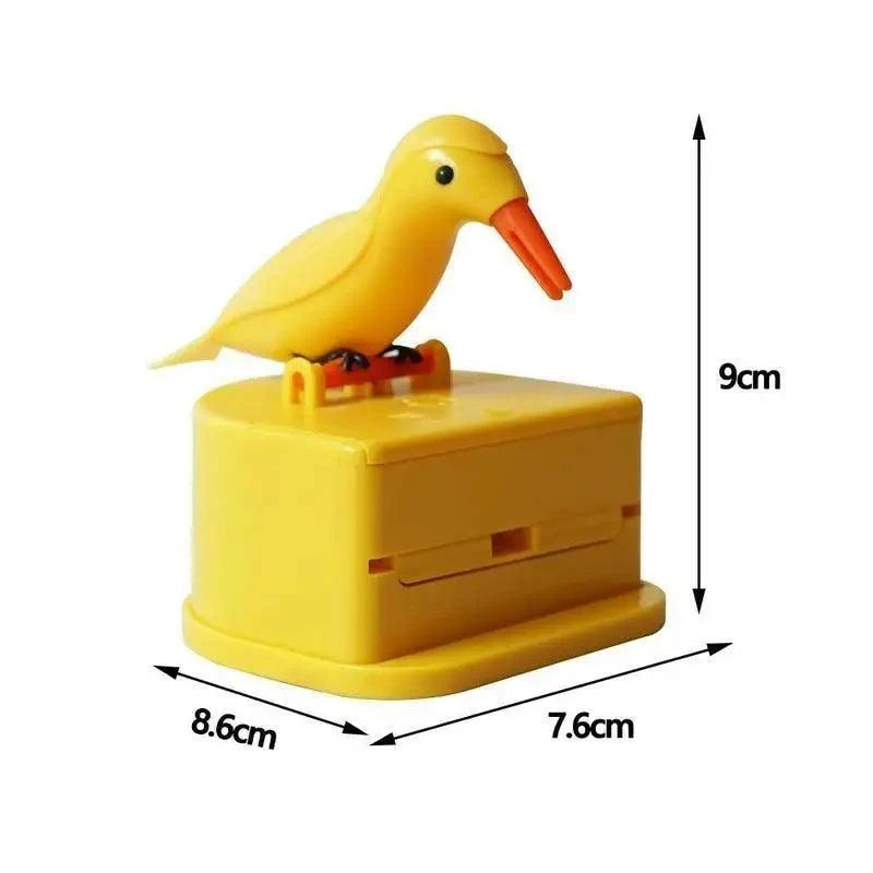 Yellow Bird Toothpick Dispenser