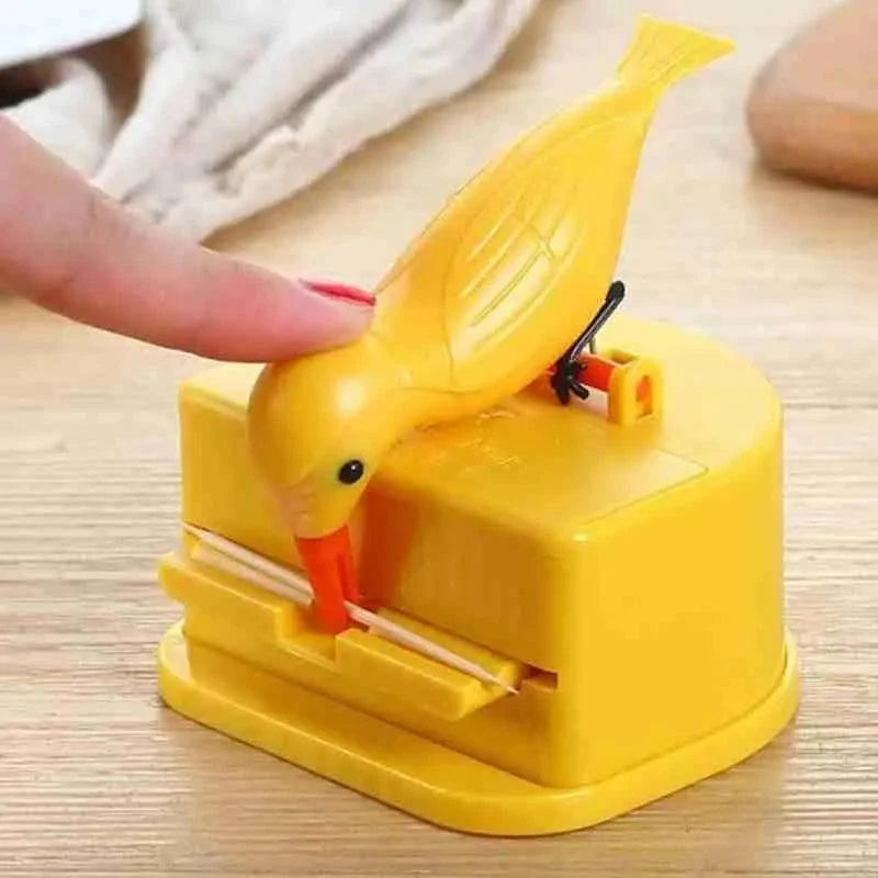 Yellow Bird Toothpick Dispenser