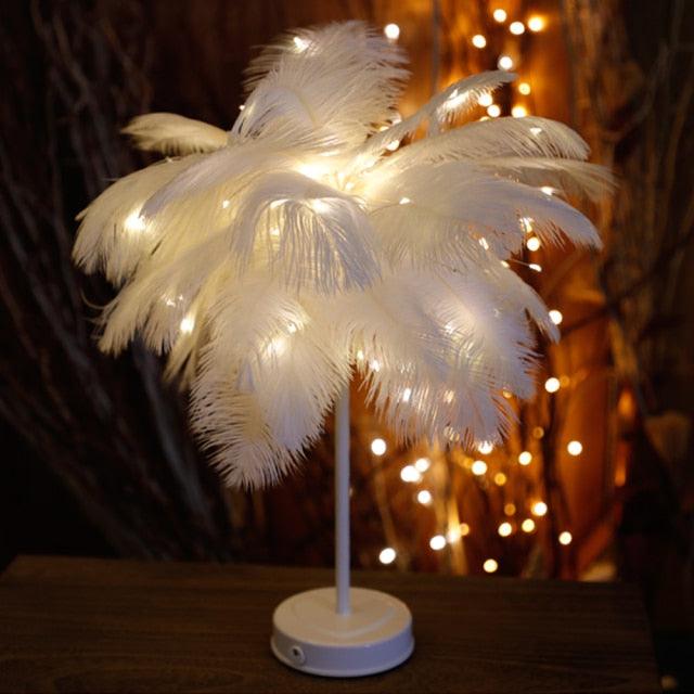 Remote Feather Fairy Lamp