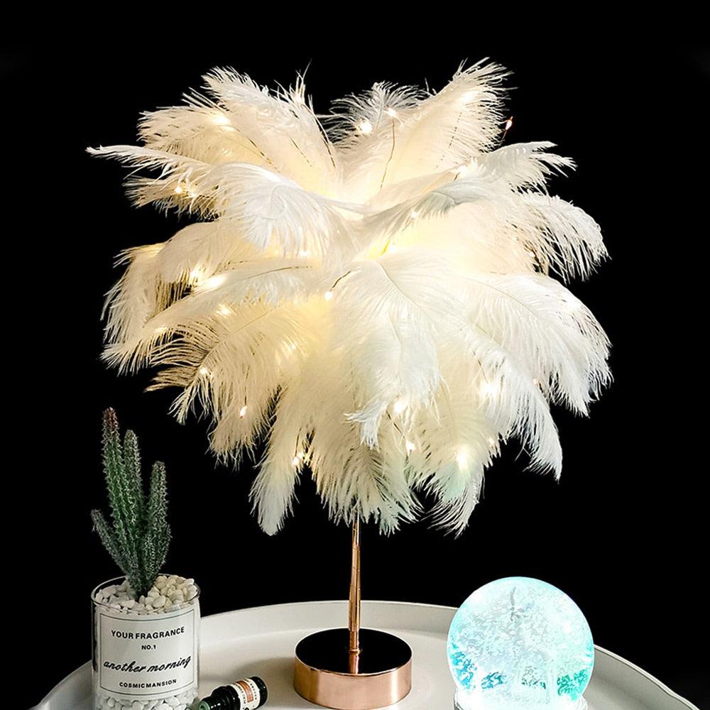 Remote Feather Fairy Lamp