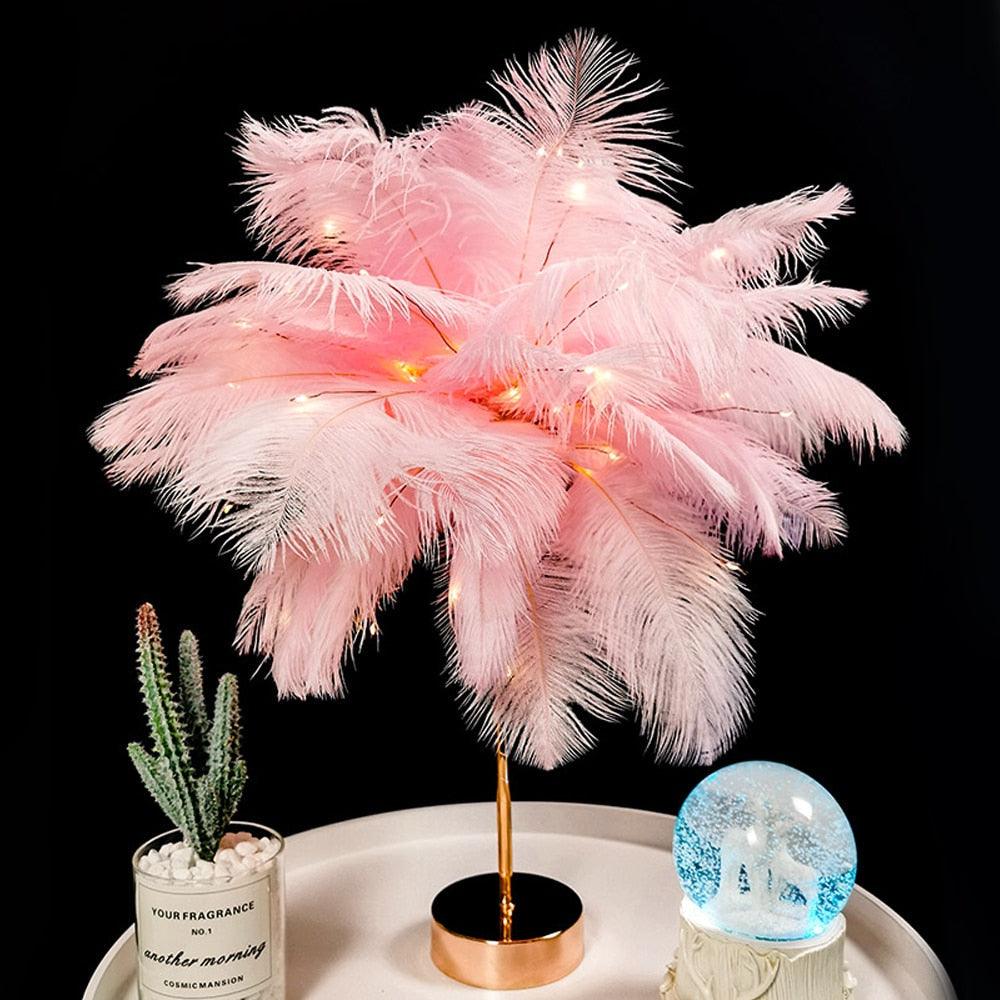 Remote Feather Fairy Lamp