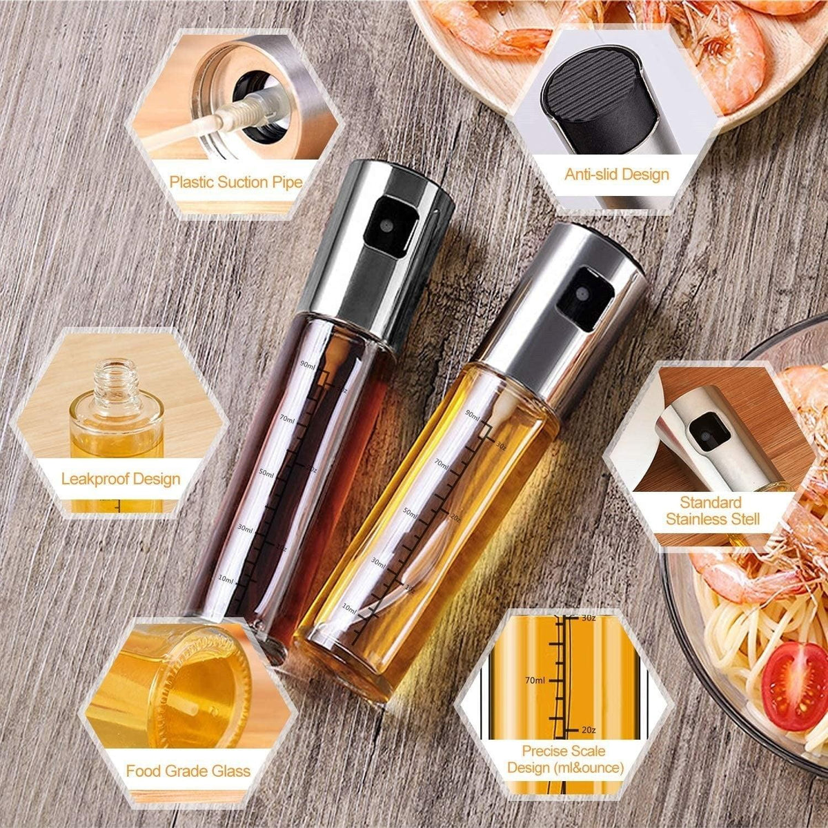 Glass Oil Spray Dispenser