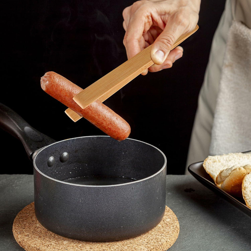 Bamboo Toaster Tongs
