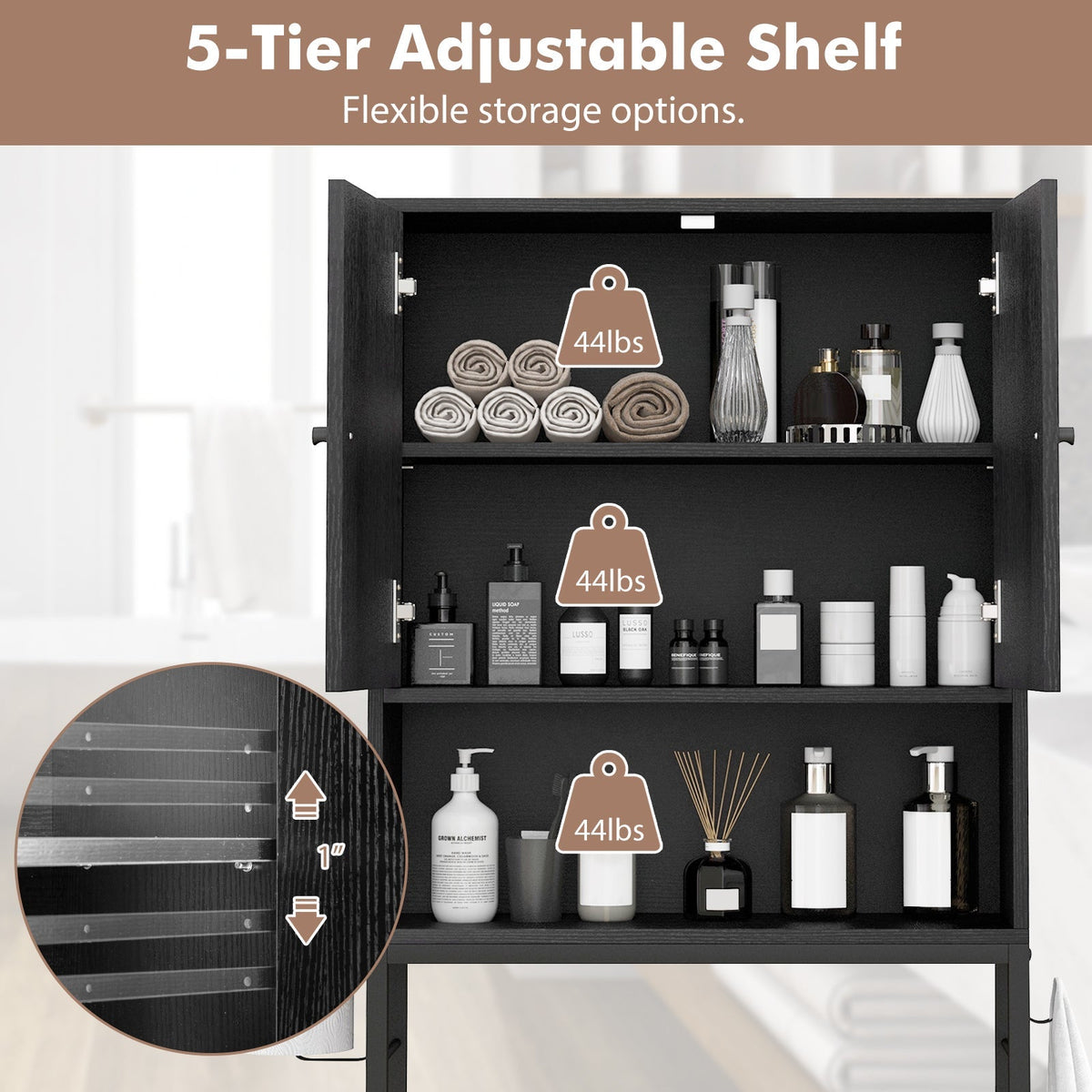 Over The Toilet Storage Cabinet