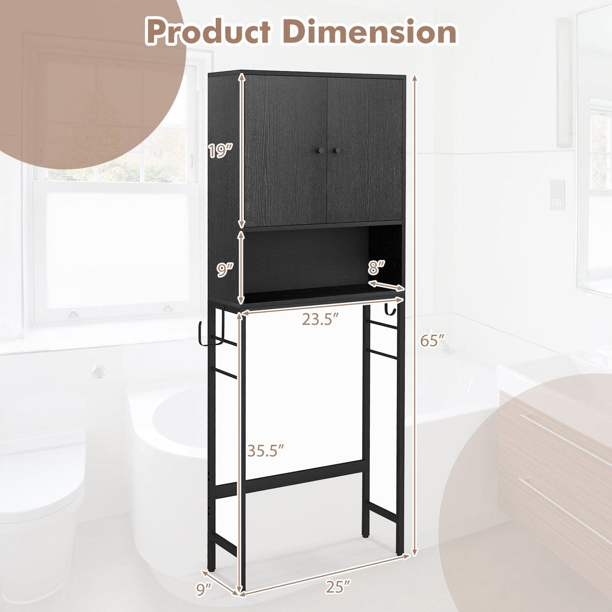 Over The Toilet Storage Cabinet