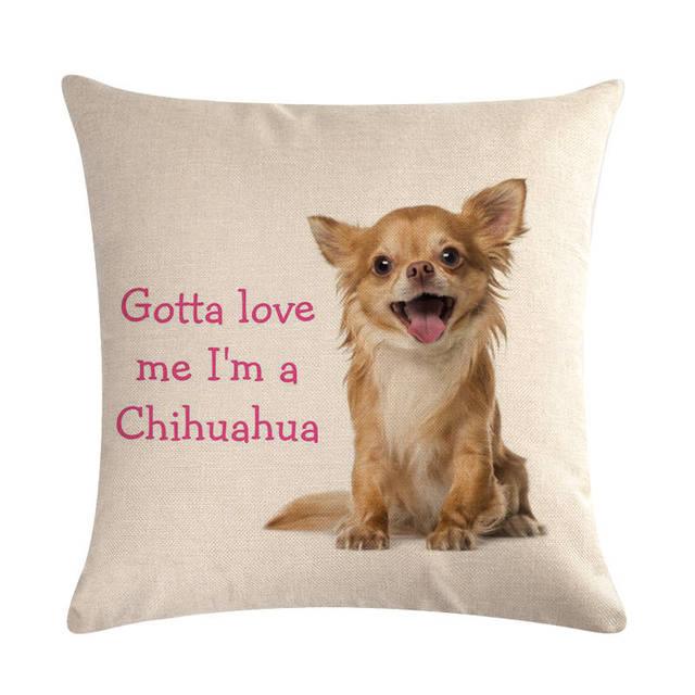 Dog Design Throw Pillow Covers